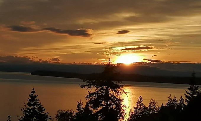 Powell River House | rainforest suit with a king size bed Ocean views and 10 minutes to private beach