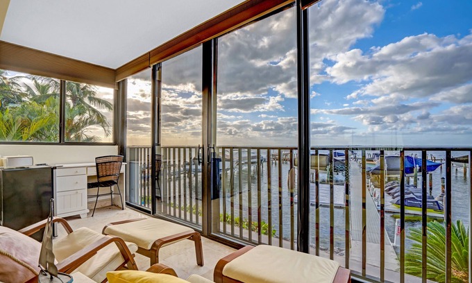 Key Largo House | Rare Bayfront End Unit in Moon Bay, Unmatched Sunsets, Boat Slip, Pool, Beach