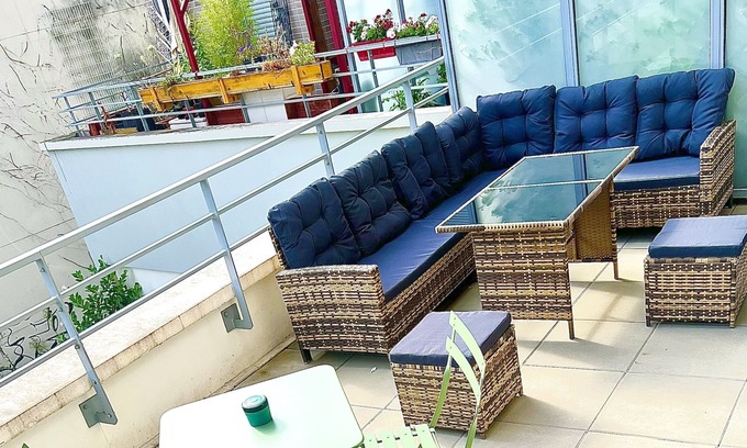 Ivry-port Apartment | Relax Appart 76m2 /terrasse 25m2/lits Luxe Sofitel
