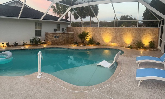 St. Augustine House | Relax by the salt water pool and enjoy the gorgeous Marsh views in great area.