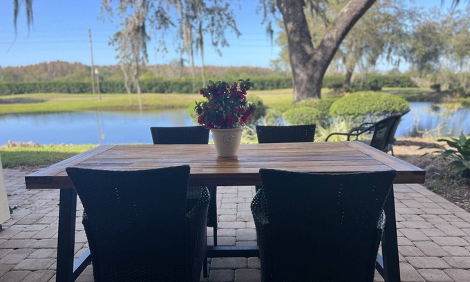 Wesley Chapel Condo | Relaxing Ground-Floor Retreat w/King Suite, Smart TVs & Private Patio – Perfect for Any Stay!