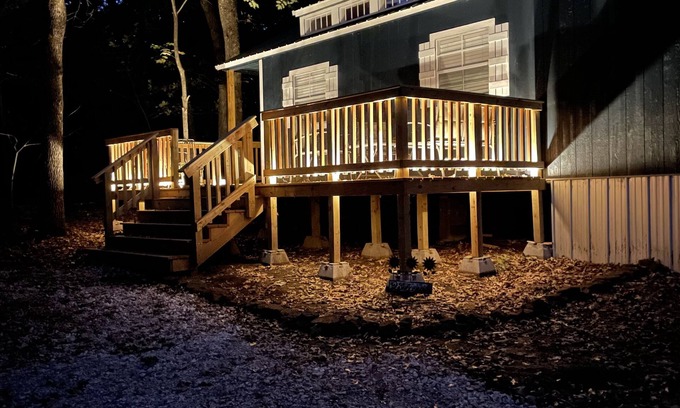 Kingston Cabin | Remote Cabin Hideaway in the woods close to the lake, walking trails, and casino