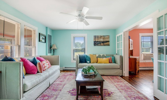 Berlin Cottage | Renovated cottage with seasonal pool, firepit, & washer/dryer