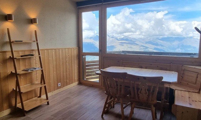 Aime Apartment | Renovated studio with mountain corner near slopes - Mont Blanc view