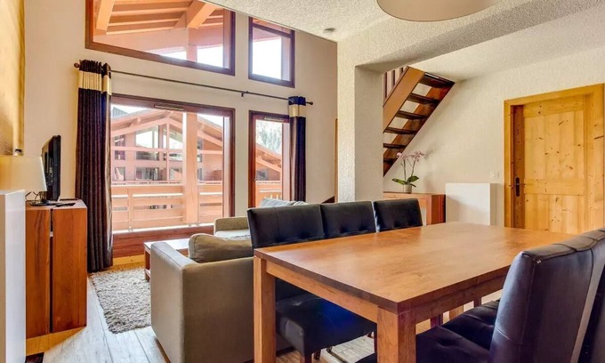 Vallorcine Apartment | Residence Les Portes du Mont Blanc * - 4 Room Duplex Apartment 8 People