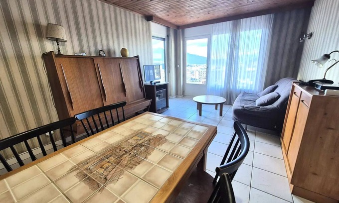 Aix-les-Bains Apartment | Résidence Montcalm B - Beautiful open view for this accommodation!