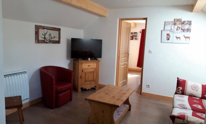 Albiez-le-Vieux Apartment | Resort center, 1st floor, 70m², Albiez Montrond