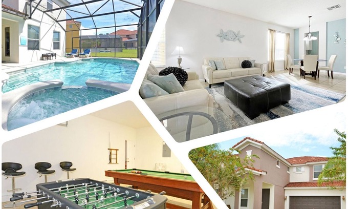Bellavida House | Resort Home 6 bed - private pool, hot tub and games room