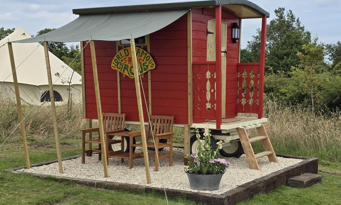 Saltburn-by-the-Sea Cabin | Restored circus wagon