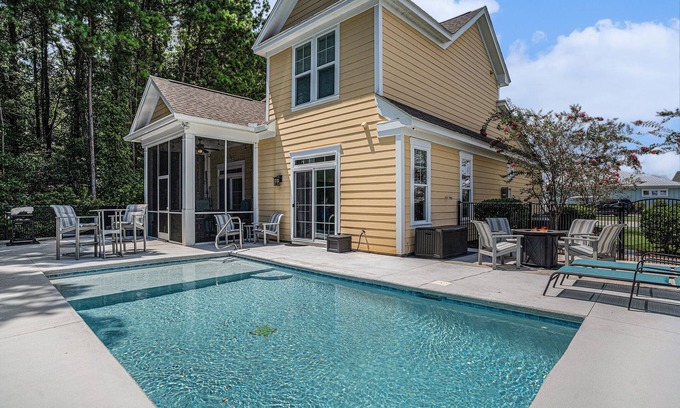 North Myrtle Beach House | Retreat #5228 -Rare Gem in Barefoot Resort! Private Pool & Hot Tub!