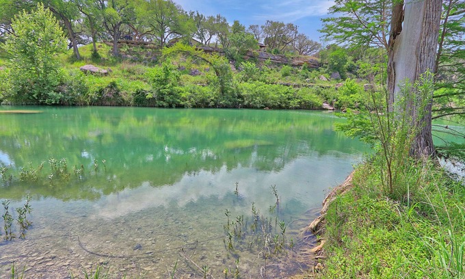 San Marcos House | River Rapids Hideaway - Tiny House with Blanco River Access!