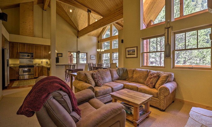 Tahoe City House | Riverfront Alpine Meadows Resort Townhome w/Pool!