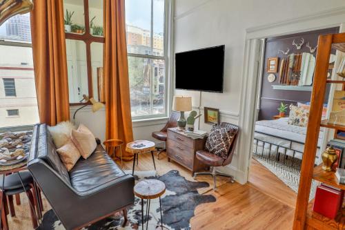 Main - Military Plaza Apartment | Riverwalk Gem-Stylish Downtown Escape with Views
