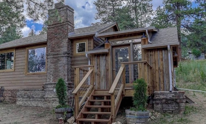 Evergreen Cabin | Romantic Mountain Escape | Hot Tub/sauna + Fireplace + Views
