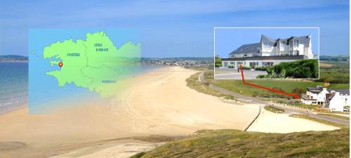 Plomodiern Apartment | Rosa Gaelica - Appt face à la plage