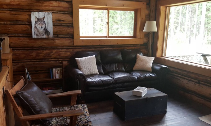 Condon Cabin | Rustic cabin hidden among the pines.