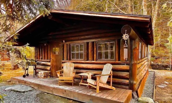 Lisbon House | Rustic Log Cabin #2 - "Peaceful Oasis"