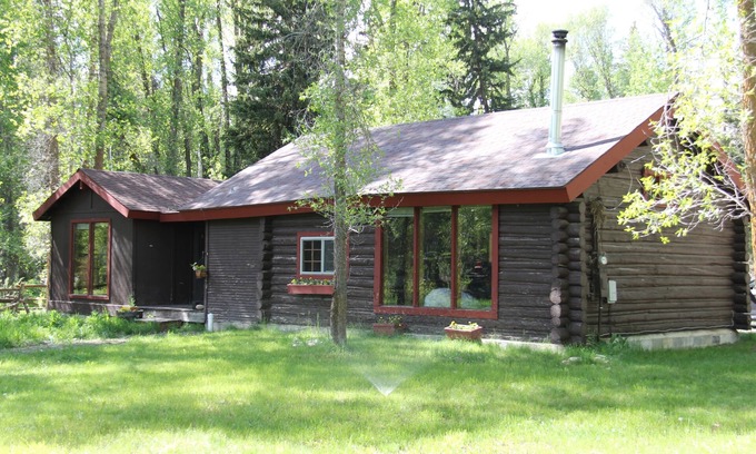 Moose Wilson Road Cabin | Rustic Log Cabin on 1/2 acre in the Woods