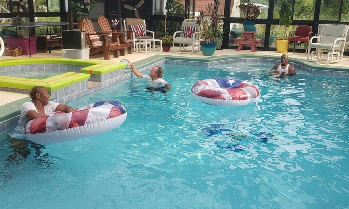 Cottondale House | RV Executive Home in Tranquil Setting, Inground Indoor Pool heated year around
