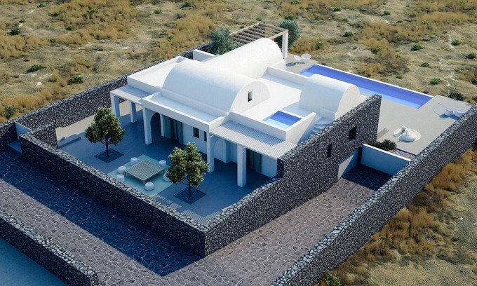 Megalochori Villa | Samsara - Santorini Luxury Tour