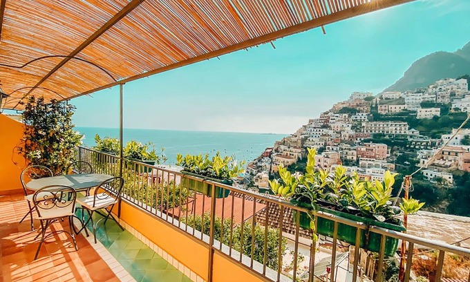 Montepertuso Apartment | San Sebastiano with sea view and balcony
