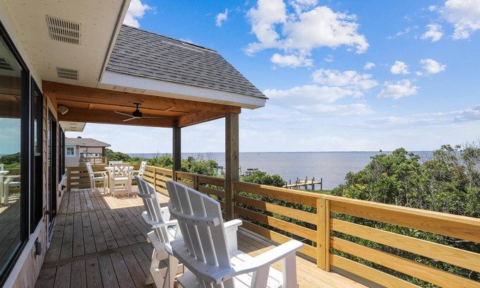 Duck House | Sanctuary - Soundfront Beauty with Private Pier and beach 300 feet away!
