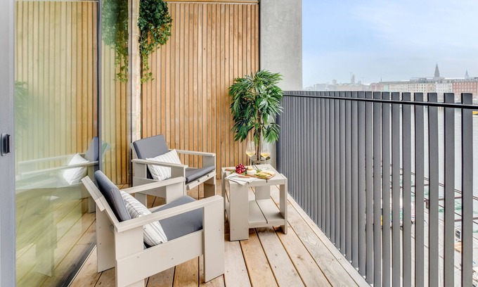 Christianshavn Apartment | Sanders View Cph - Great 2-Bdr. Apt. Harbor View
