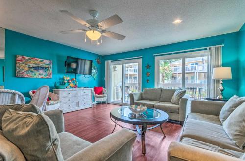 Holiday Isle Apartment | Sandpiper Cove Escape on Canal - Walk to Beach!