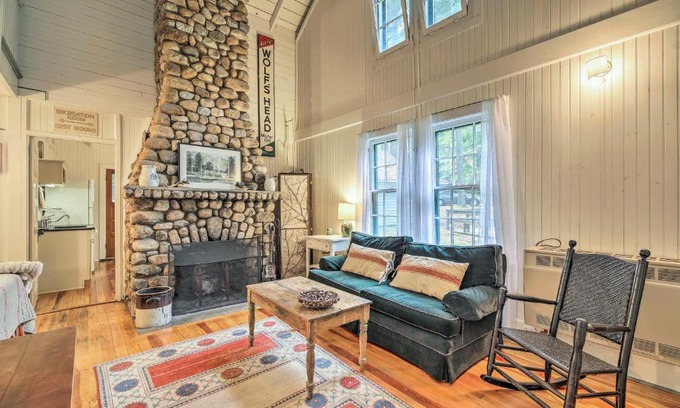 Saranac Lake House | Saranac Lake Cabin with Beach Access