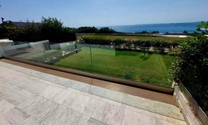 Anavyssos Villa | Saroné Villa beachfront & amazing sunset view in Mavro Lithari Athens Riviera