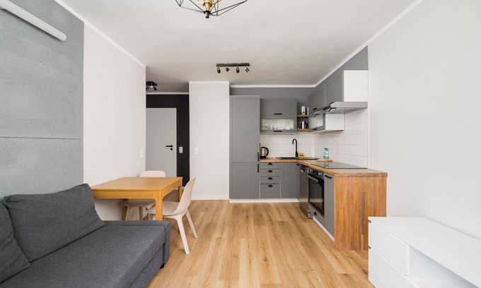 Saska Kepa Apartment | Saska Kępa Grey Harmony Apartment