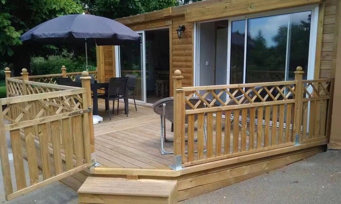 Beussent Ski Chalet | Scandinavian style gîte "le clos du cygne" not far from Le Touquet and Berck!