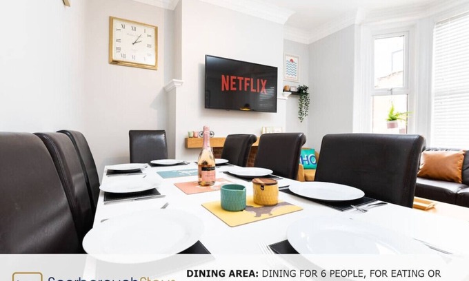 Scarborough House | Scarborough Stays Park-up & relax! 5 Bed House