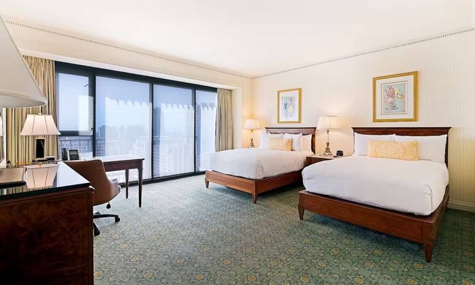 Downtown San Diego Hotel | Scenic Retreat with 2 Double Beds, Westgate, Moments from Gaslamp, 2 Rooms