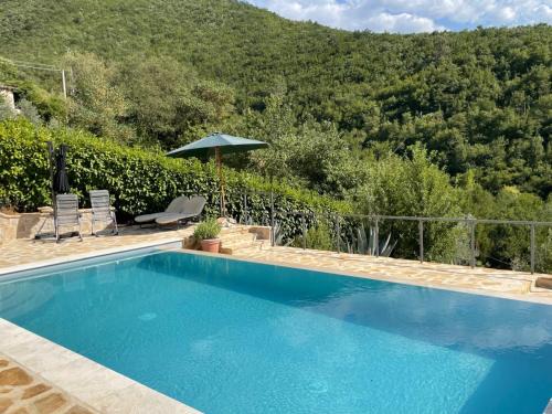 Quartiere XXIV Don Bosco Villa | Scheggino - Casale con piscina e splendida vista