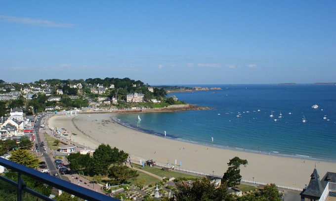 Perros-Guirec Apartment | Sea view apartment overlooking the main beach of Perros-Guirec