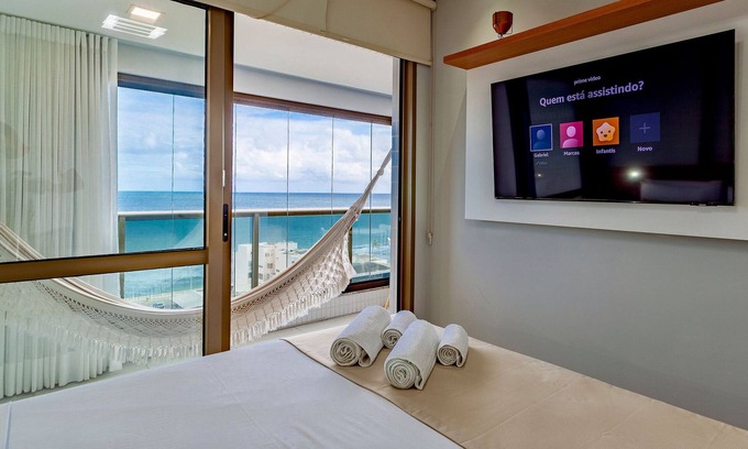 Barra Apartment | Sea View Barra Lovely Apartment Wi-Fi 300 Mbps