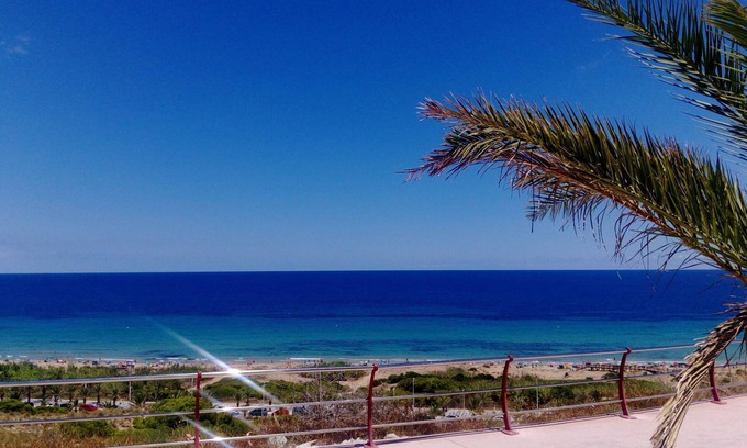 Els Arenals del Sol Apartment | Sea View Infinity Apartment with private jacuzzi right on 8 km sandy beach