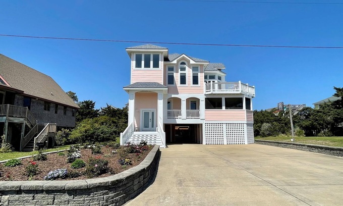 Ocracoke House | Seaduction: Private pool, oversized hot tub, incredible marsh views.