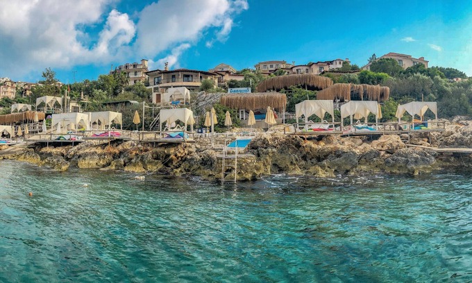 Kas Villa | Seafront Villa with beach platforms & private pool on the Peninsula