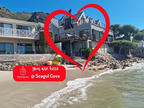 Gordons Bay Central Villa | 'Seagul Cove', Private Villa on the beach, Sleeps 7
