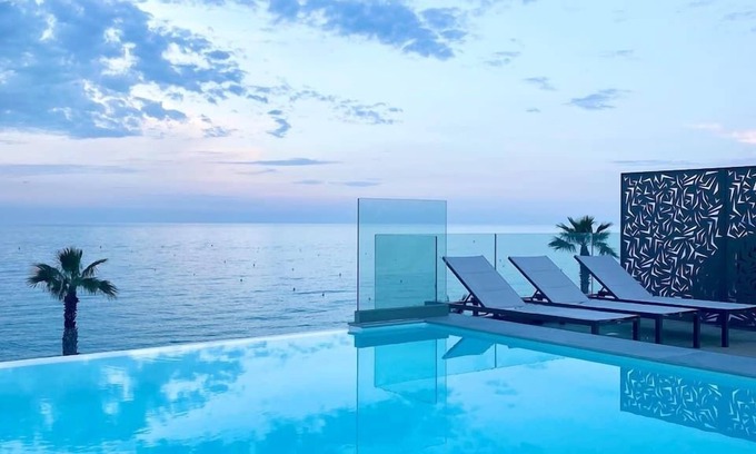 Villeneuve Loubet Beach Apartment | Seaside Loft with Private Rooftop 5* Listed