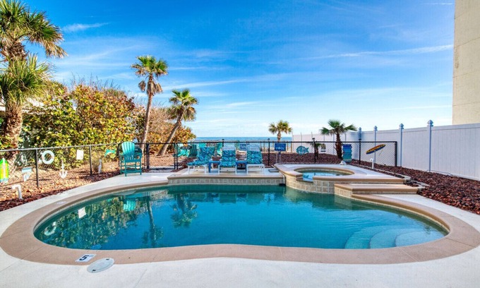 Ormond Beach House | Seaside Serenity Oceanfront Pool Home