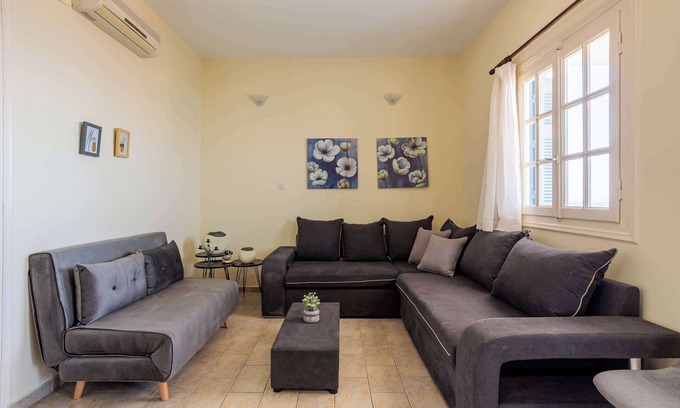 Diasella Apartment | Seaview Getaway with Pool and Panoramic Views