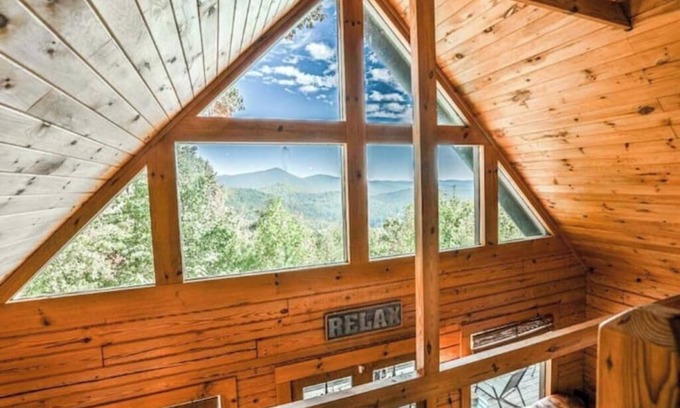 Clayton Cabin | Secluded A-Frame Cabin-Hot Tub-Views-3 mi to town!