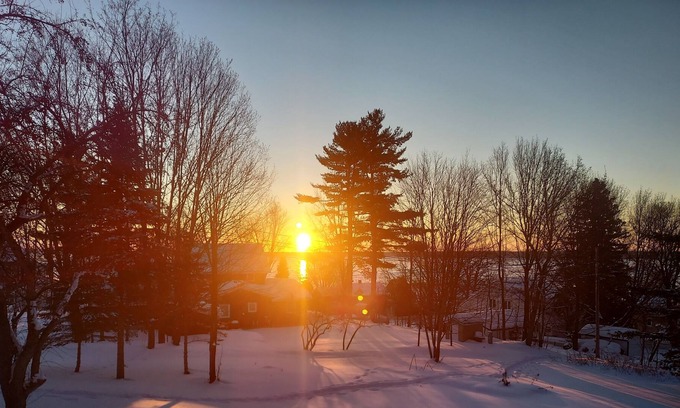 Bayfield House | Secluded modern home with splendid views and easy walk to town.