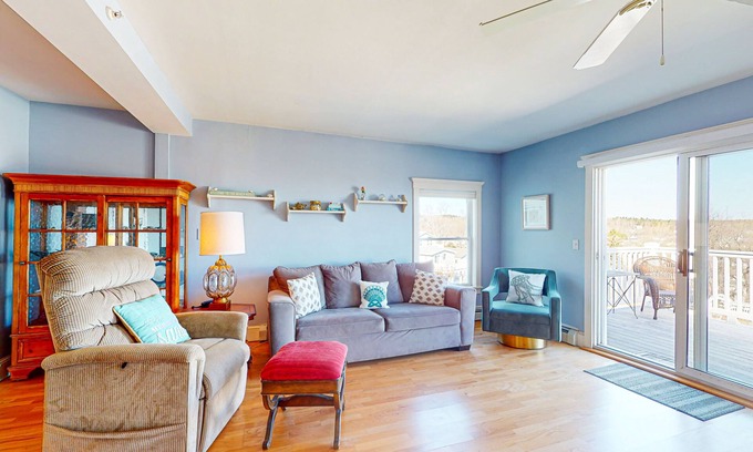 Ogunquit Condo | Second-floor condo with gorgeous ocean view - walk to town, beach & lighthouse