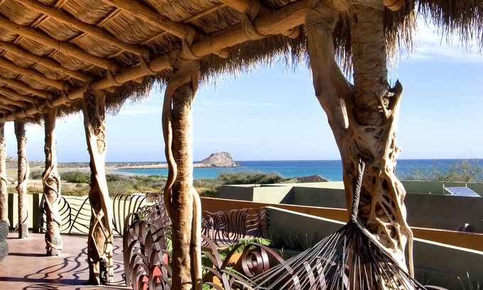 Cabo Pulmo House | Second floor with panoramic view of the sea
