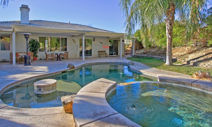 Desert Hot Springs House | Secret Escape with Private Salt-Water Pool & Spa