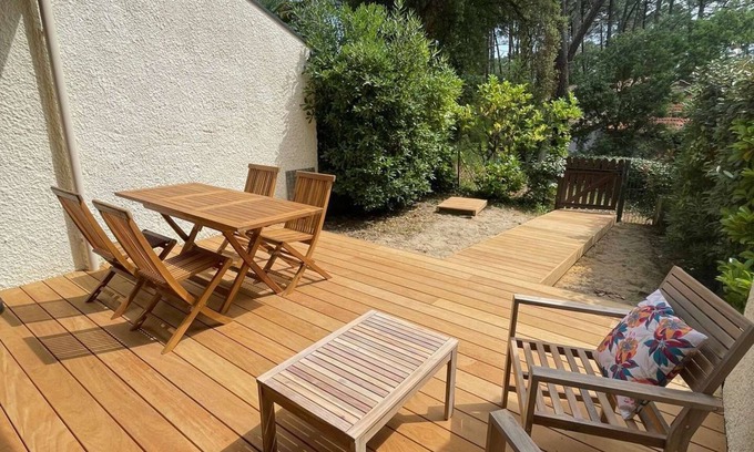 Le Penon Apartment | Seignosse Ocean, patio villa, rated 2 stars, located in a quiet area, close to the beach, ideal.